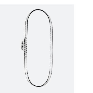 DYNEEMA SLING 8MM 90CM NIGHT
