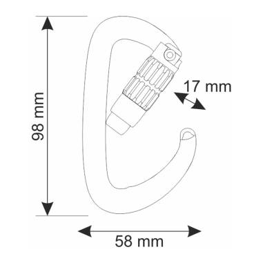 ORBIT 2LOCK MOSCHETTONE