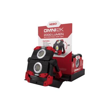 NEBO OMNI 2K ric. + powerbank + red light