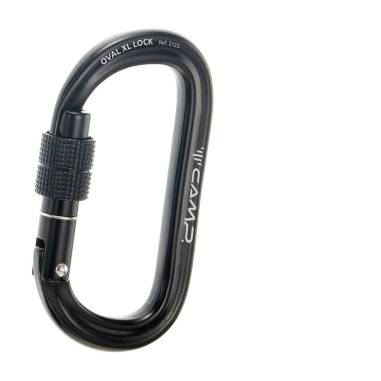 OVAL XL LOCK BLACK MOSCHETTONE