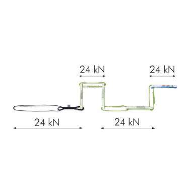 MULTI CHAIN EVO DYNEEMA 125CM daisy chain