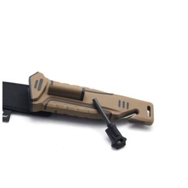 NIGHTINGALE FIXED BLADE TAN+acciarino+accessori
