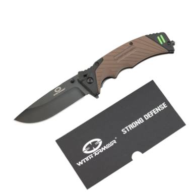 NIGHTINGALE FOLDING BLADE TAN+accessori