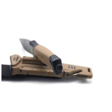 NIGHTINGALE FIXED BLADE TAN+acciarino+accessori