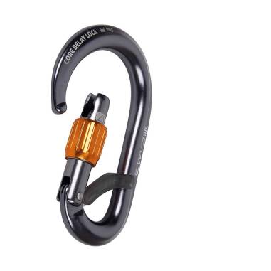 CORE BELAY LOCK gunmetal moschettone