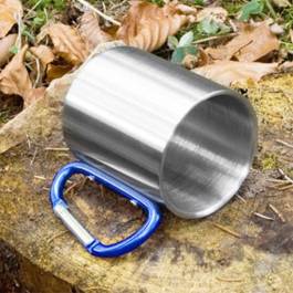 TAZZA INOX CON MOSCHETTONE