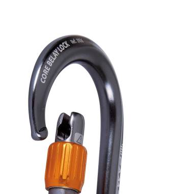 CORE BELAY LOCK gunmetal moschettone