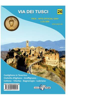 CARTA VIA DEI TUSCI