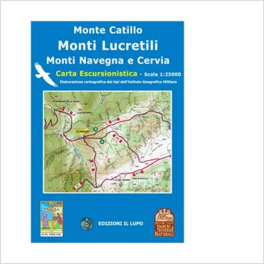 CARTA MONTE CATILLO - LUCRETILI -NAVEGNA - CERVIA
